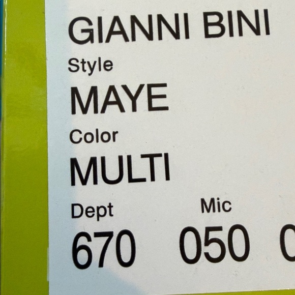 Gianni Bini Vibrant Strappy Heels - Picture 2 of 3